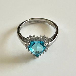 Titanic Ring Heart of the Ocean Ring Girls Women Heart Rings